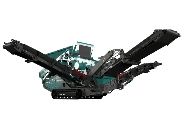 Powerscreen Titan 600 Scalping Screener front left view