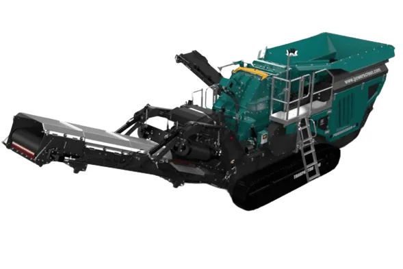 Powerscreen Trakpactor 230 crusher Front left view