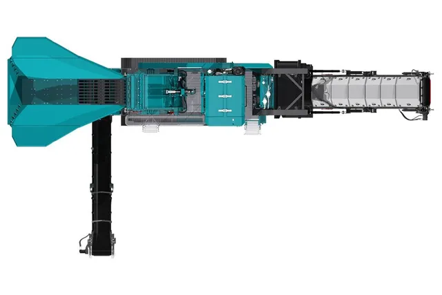 Powerscreen Trakpactor 320 Crusher Top view