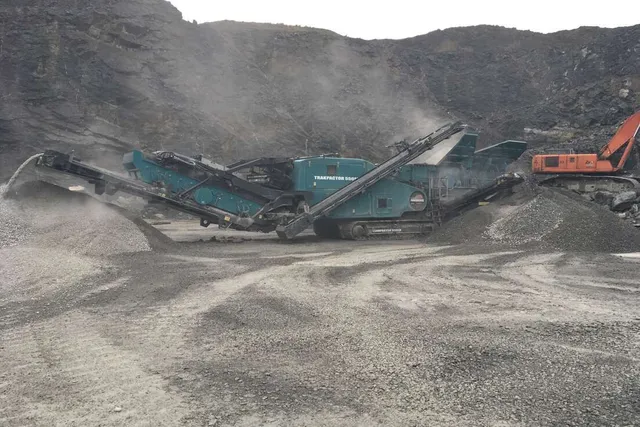 Powerscreen Trakpactor 550SR Impact Crusher Project