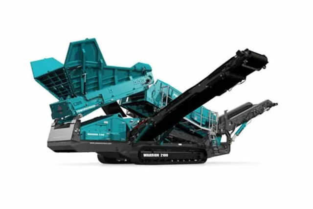 Powerscreen Warrior 2400 Screener rear left view