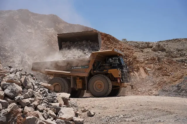 Rigid Dump Trucks, 98 ton For Rent | Almarwan