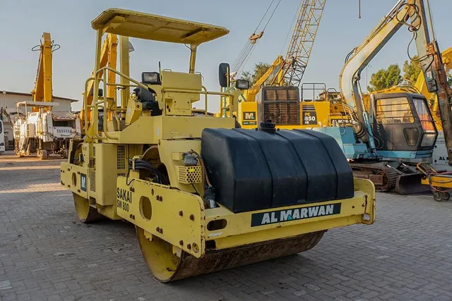 Sakai SW800 Double Drum Roller 2007 Front Right View