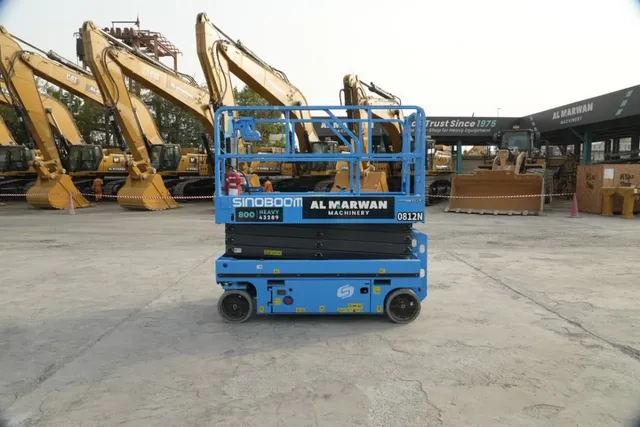 2025 Sinoboom 0812N Electric Scissor Lift Left Side View