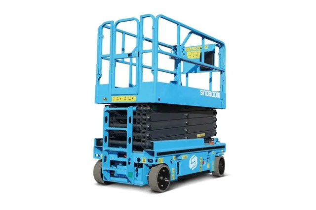 Sinoboom 1012E Electric Scissor Lift Front Left View