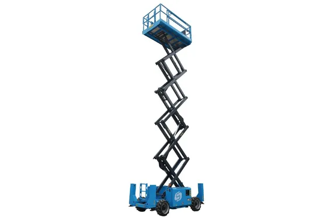 Sinoboom 1018RE Electric Scissor Lift Left Side View