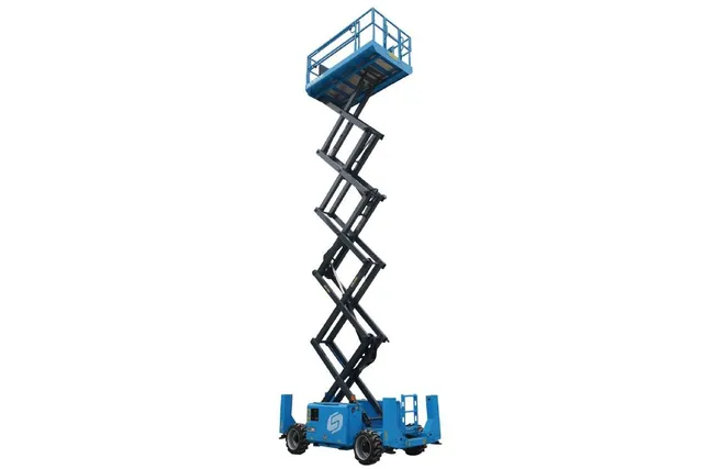 Sinoboom 1218RE Electric Scissor Lift Right Side View