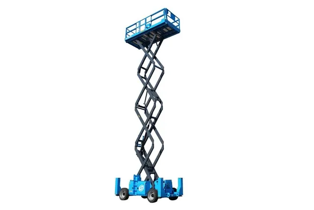 Diesel Rough Terrain Scissor Lifts 18 meter reach