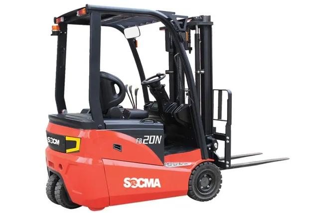 Socma FB16N Three Wheel Electric Forklift Right Side Image
