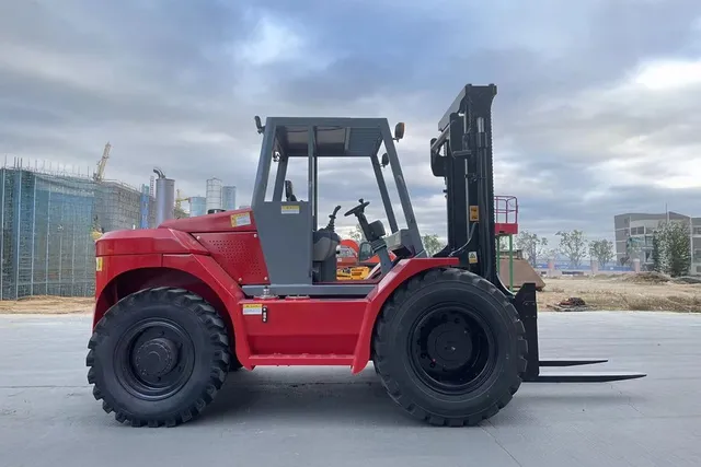 Socma HNFY-80 All Terrain Forklift Right Side Image