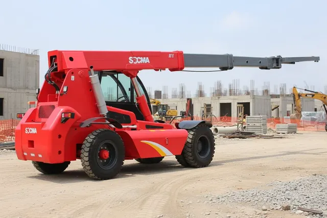 socma HNT-110 telehandler rear view image