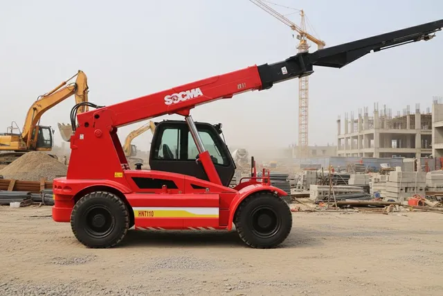 socma HNT-110 telescopic handler right side image