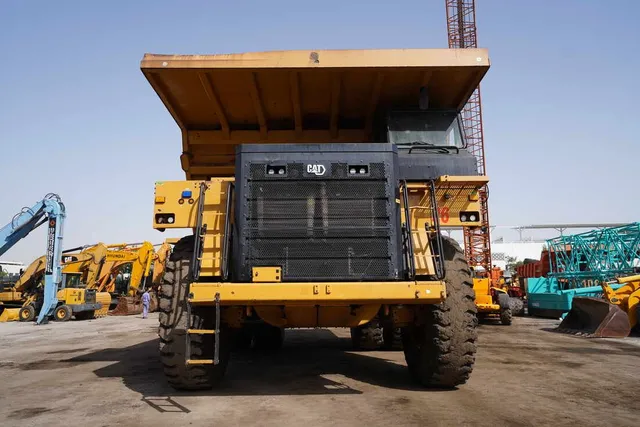 Used 2021 Cat 777E Rigid Dump Truck-Front view