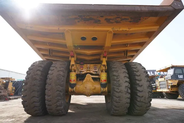 Used 2021 Cat 777E Rigid Dump Truck-Undercarriage view