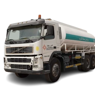 Volvo FM12 6x4 Water Truck 2005 - Transportation Tanker-white-background