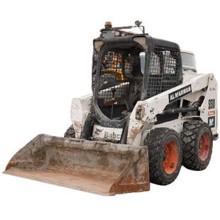 2014 Bobcat S510 Skid Steer Loader White Background View - SL-0194