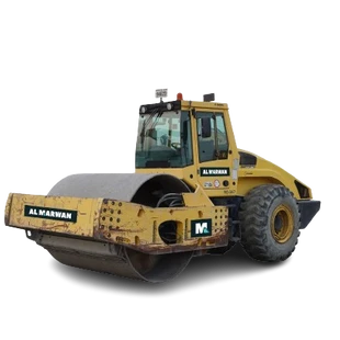 2014 Bomag BW 226 DH-4 Single Drum Roller White Background View