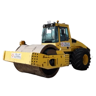 2014 Bomag BW 226 DI-4 BVC Single Drum Roller White Background View - RO-0348