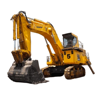 2019 Komatsu PC2000-8 Excavator White Background