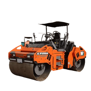 2020 Hamm HD99 Double Drum Roller White Background View