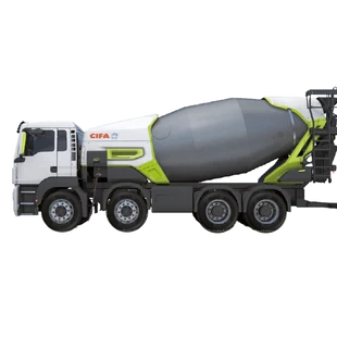 Cifa E9 Electric Mixer Truck white background