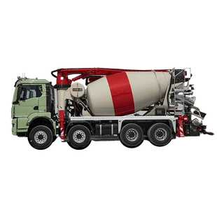 Cifa MK28H truck mixer pump white background