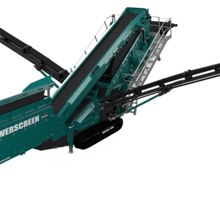 Powerscreen Chieftain 1700X 2 Deck Screener White Background image