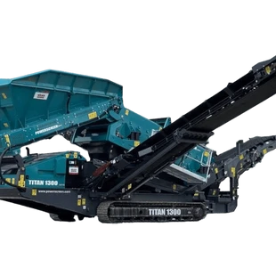 Powerscreen Titan 1300 Scalping Screener- White Background Image