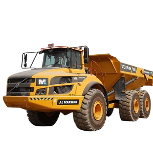 Volvo A40G Articulated Hauler 2022-white background