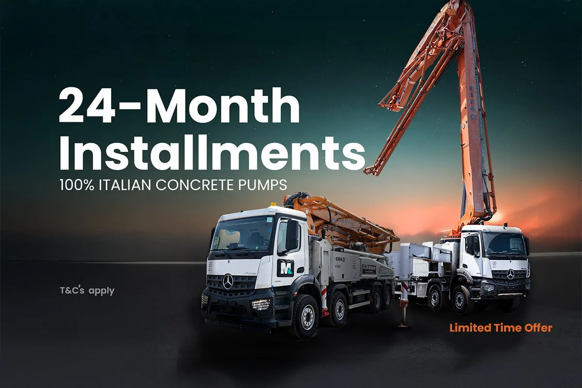 Own a CIFA Concrete Pump with Flexible Lease-to-Own Deals