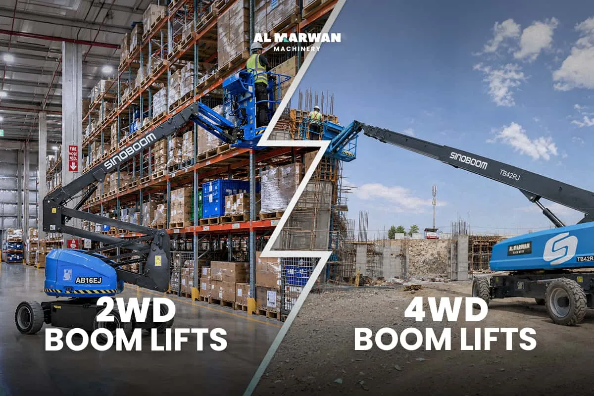2WD vs 4WD Boom Lifts: Which One Fits Your Site Best?