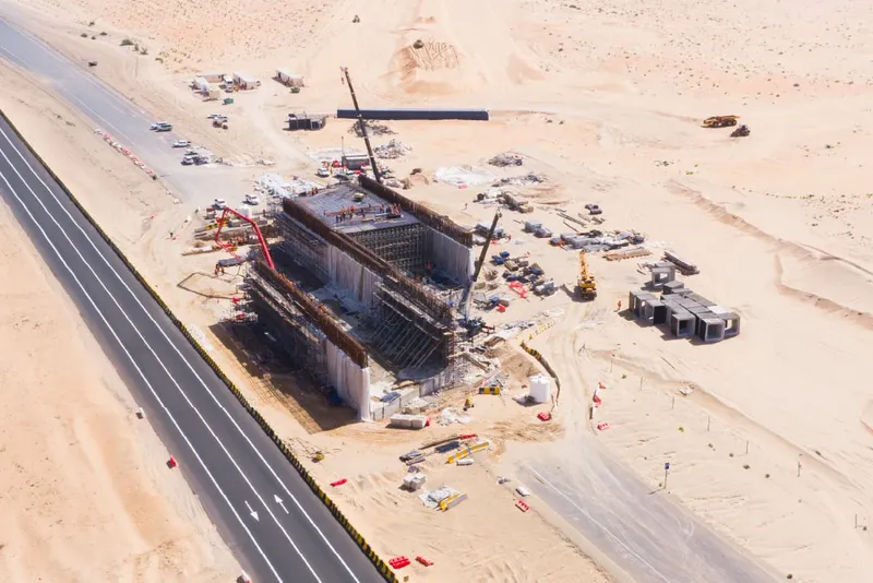 The Site of Etihad Rail
