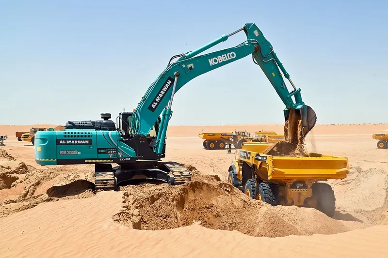 Al Marwan Heavy Machinery fleet