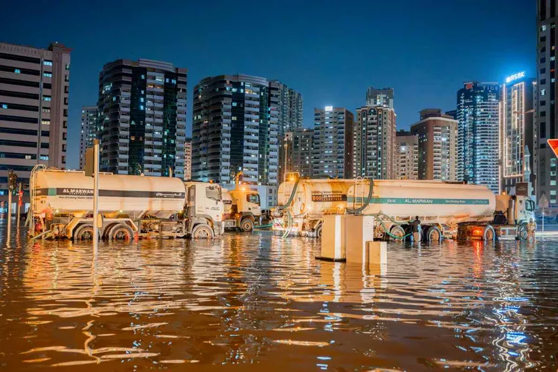  Al Marwan Machinery deployed a massive fleet to support Sharjah during Munkhafad Al Azm.