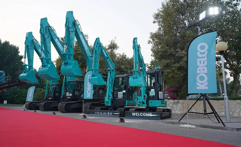 Kobelco Excavators showcased at Al Marwan open day