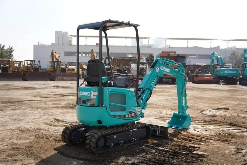 The SK17 is the smallest in KOBELCO's lineup of mini excavators