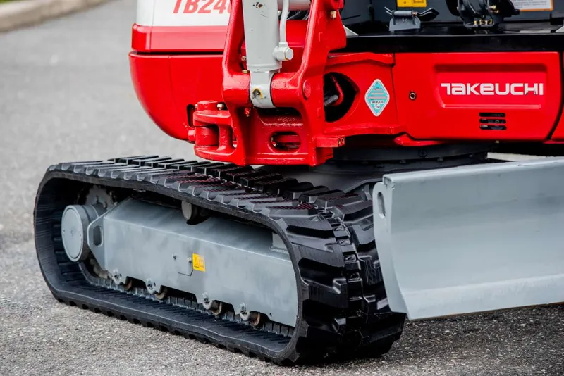 Rubber Tracks on Mini Excavators