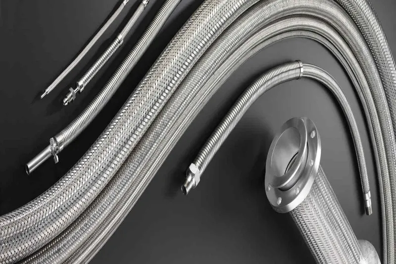 metallic hydraulic hoses