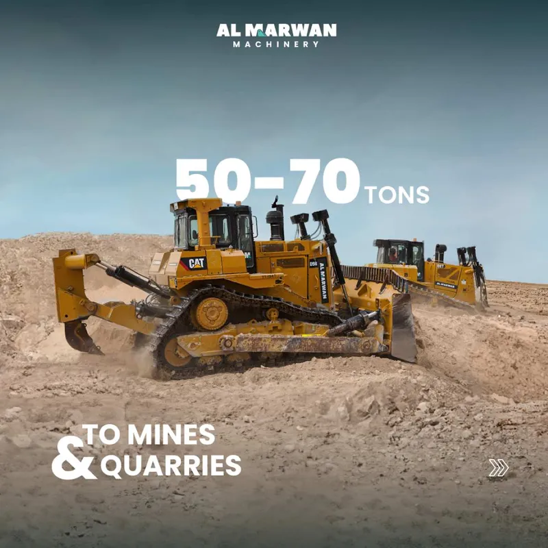 50 to 70 tons dozers for rent at Al Marwan