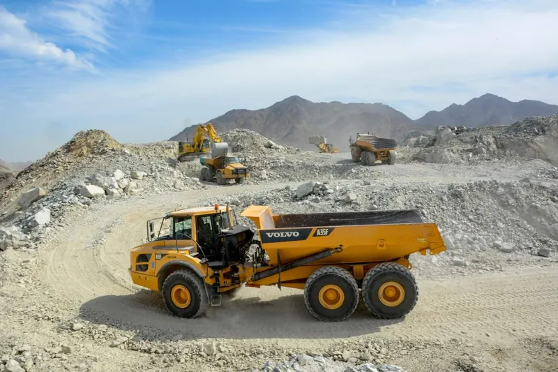 The Volvo A35F Dump Truck&nbsp;
