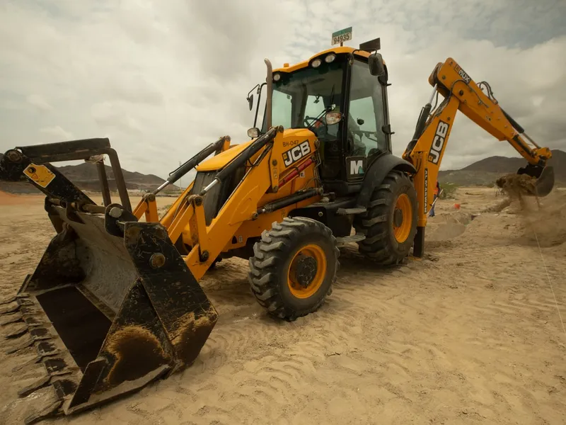 The 3CX JCB backhoe loader combines power, versatility, and technological advancement