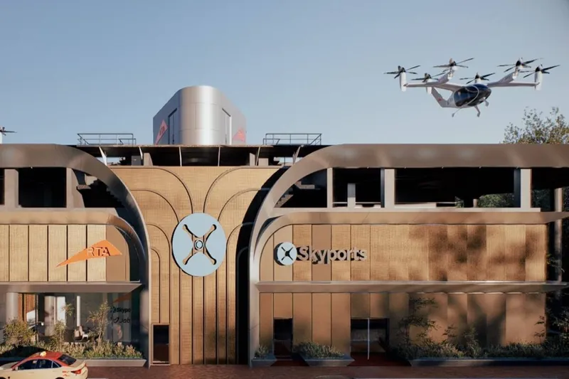 Dubai’s First Aerial Taxi Vertiport