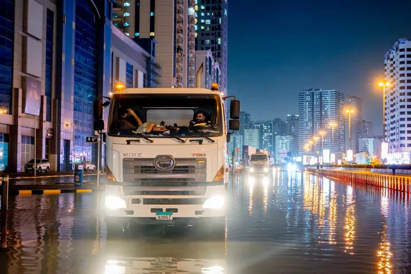 Al Marwan six-wheel trucks were instrumental in transporting essential materials across the city