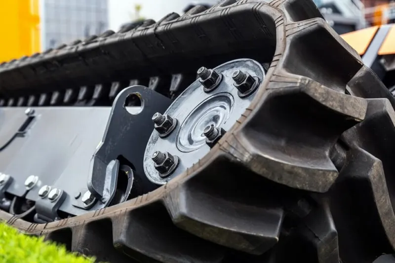 Replacing Rubber Tracks on Mini Excavators