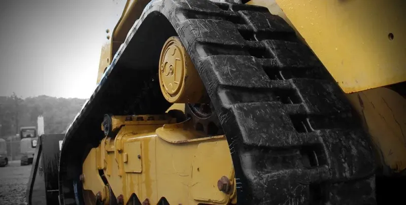 Replacing Rubber Tracks on Mini Excavators