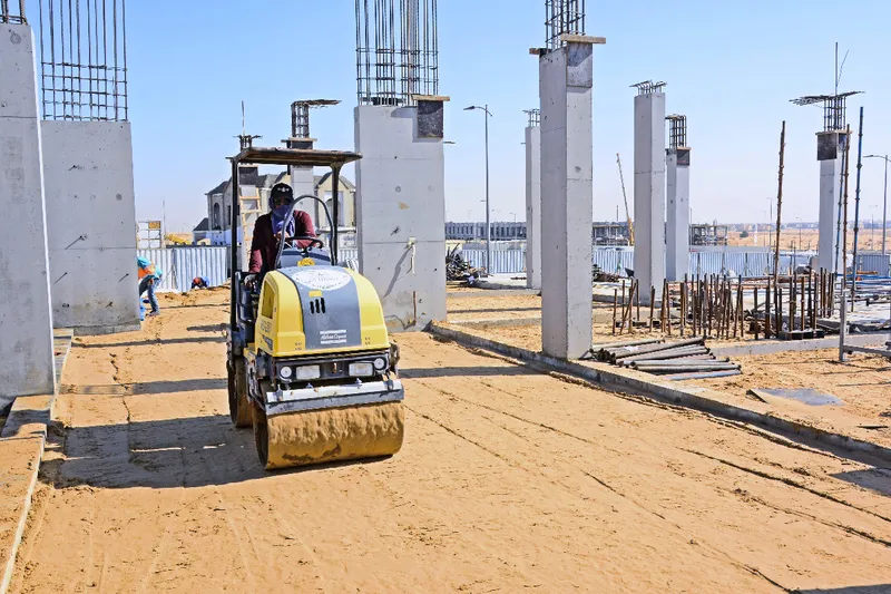 Atlas Copco by Dynapac babyroller vital for ground stabilization