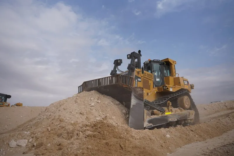 The third biggest CAT dozer is the Caterpillar D9.