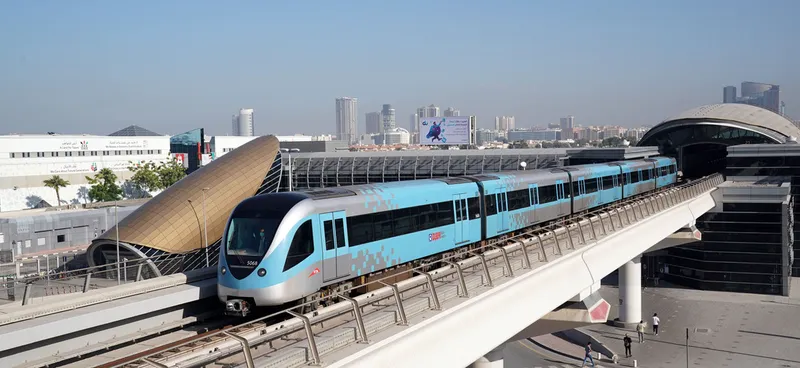 Dubai Metro, image courtesy of Government of Dubai Media Office