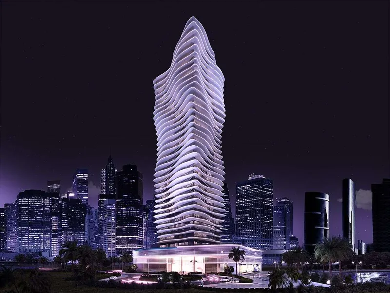 A rendering of Elie Saab Residences by Ohana at Al Reem Island - Image courtesy of Gulf News