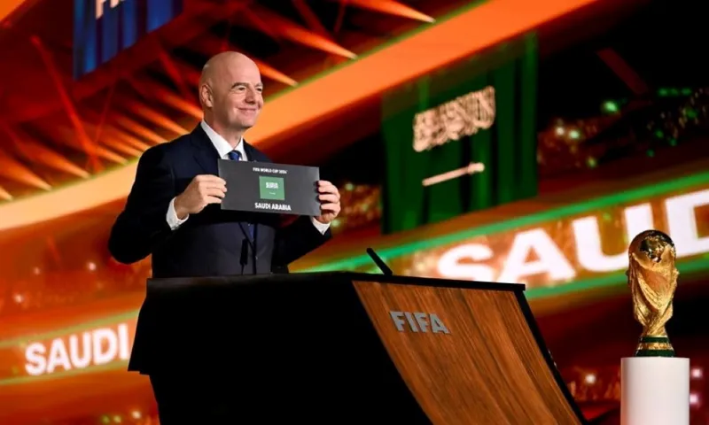 Saudi Arabia confirmed as host of 2034 World Cup